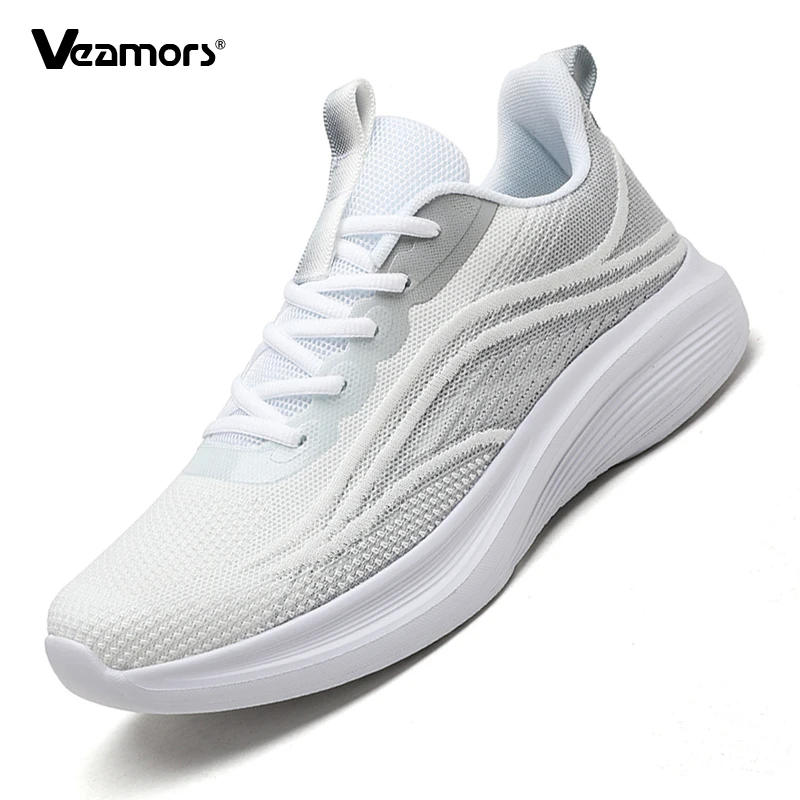 

Lightweight Running Shoes Men Women Knitted Comfort Casual Sneakers Breathable Soft Sole Trainers for Training Walking