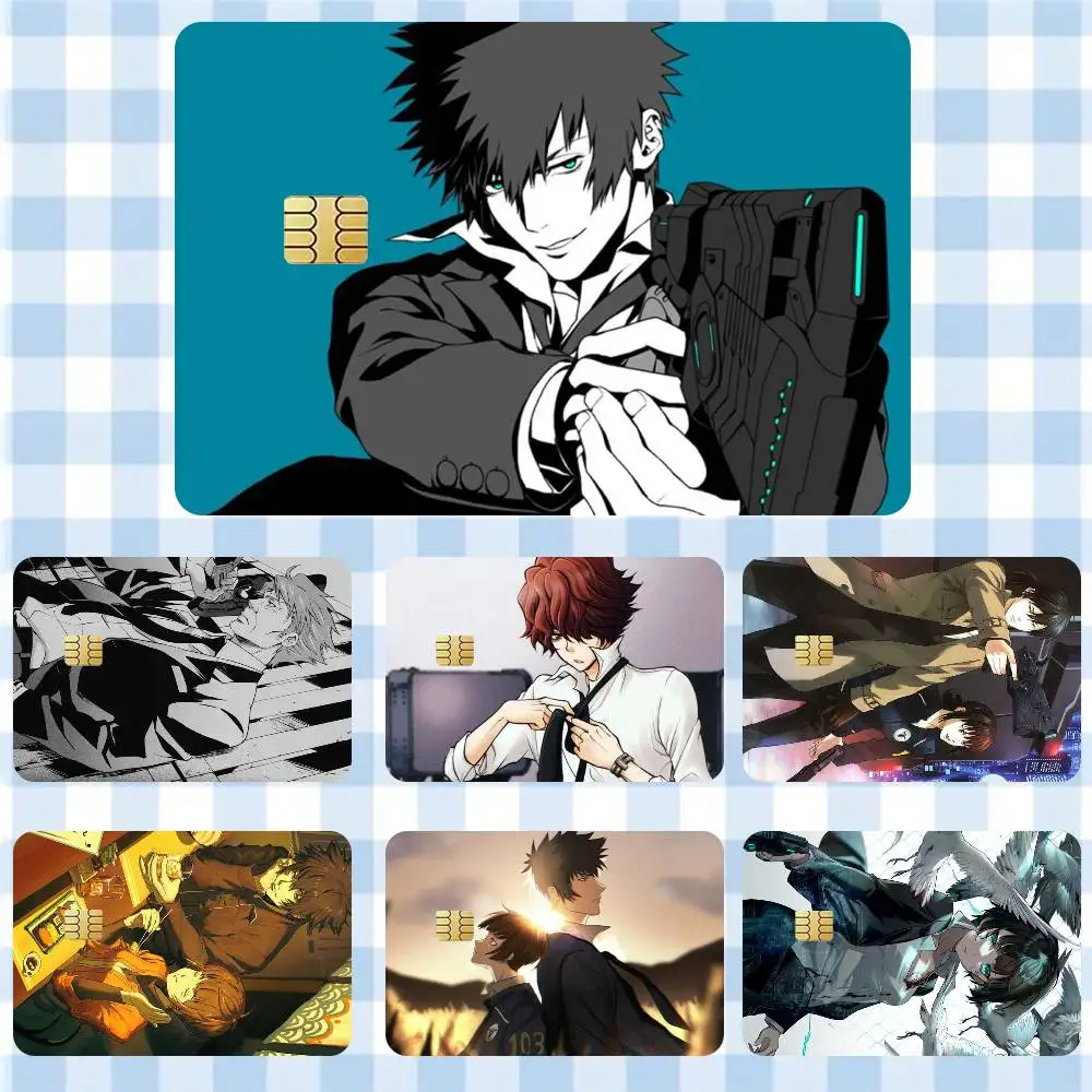 

PSYCHO PASS Anime Sticker Film Tape Skin for Credit Card Debit Card Waterproof Stickers