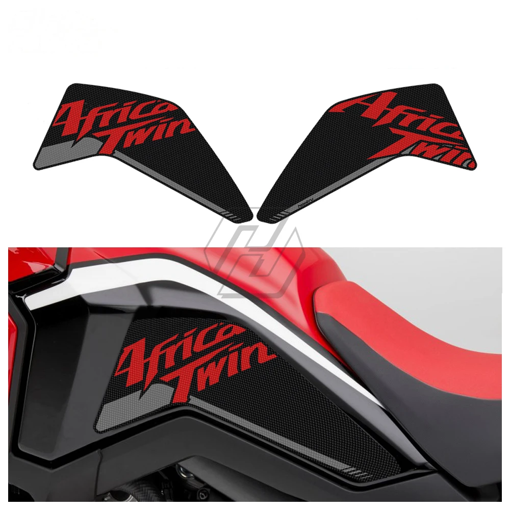 For Honda Africa Twin ADV 2016-2022 Sticker Motorcycle Accessorie Side Tank Pad Protection Knee Grip Traction