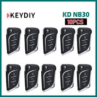 10pcs KEYDIY KD NB30 Car Remote Key NB Series with PCF Multifunction Remote Key 3 Button for KD900/KD MINI/KD MAX Key Programmer