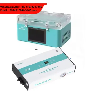 Nasan NA-SUPA Lite Vacuum Laminate Machine Na-b2+ NA-SP23 Ultra Bubble Remover Separator For Flat Curved LCD Screen Repair