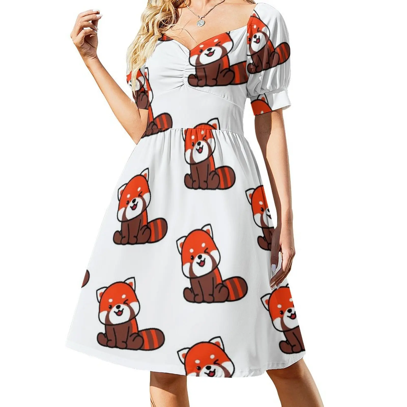 Vestido Fiesta Verano Mujer Panda Corazón - alternate angle
