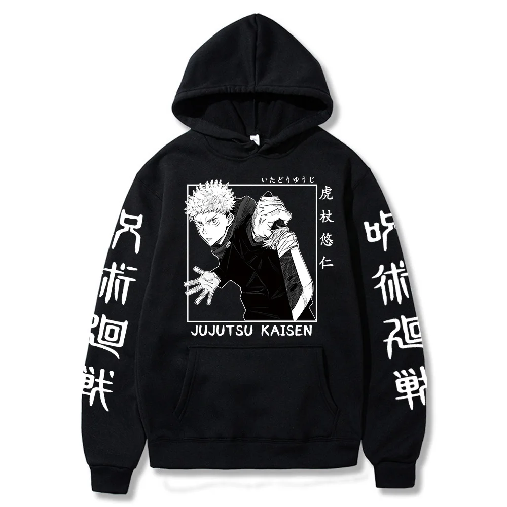 Jujutsu Kaisen Anime Characters Cartoon Characters Handsome Casual Hoodies Fashion Women's Clothing Street Style Sports