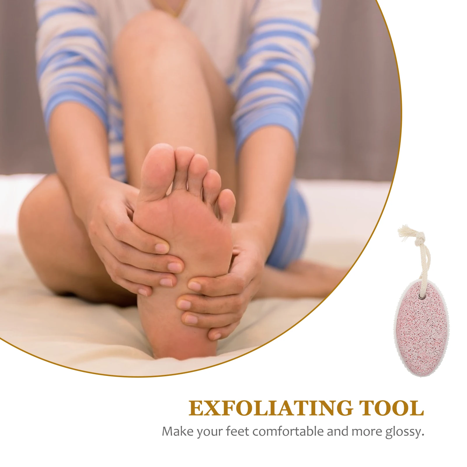 

2pcs Volcanic Stone Files Pedicure Tools Dead Skin Removers Callus Trimmers Care Stones Exfoliating Grinding Boards Home Salon
