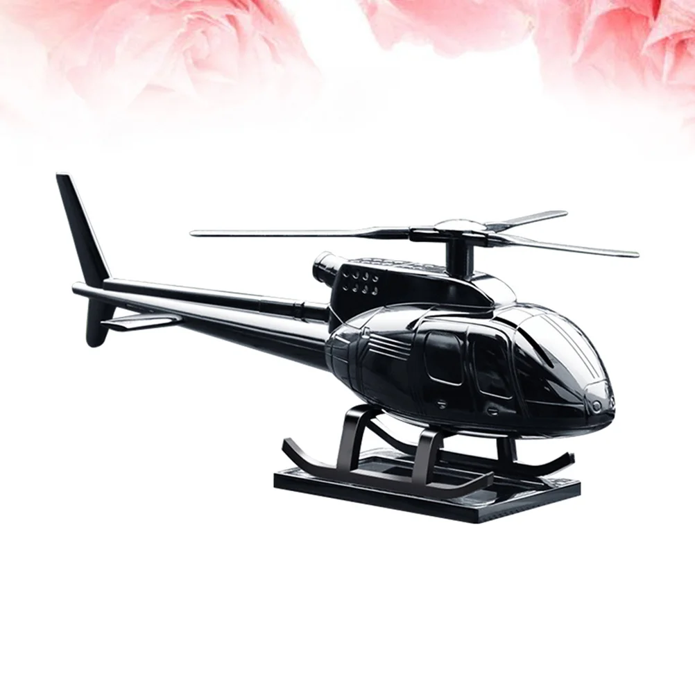 

1pc Solar Powered Alloy Airplane Dashboard Ornament Rotating Car Decor Aroma Diffuser For Home Office Auto Interior Decoration