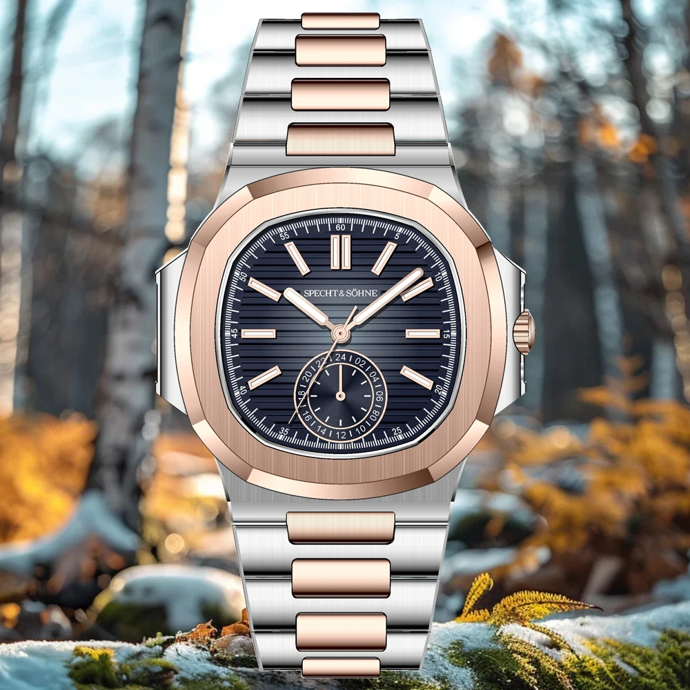 2026 Neuheiten Specht & Söhne Classic 5980 Uhren für Herren Ultradünne Quarzuhr aus Stahl mit Saphirglas Relogio Masculino