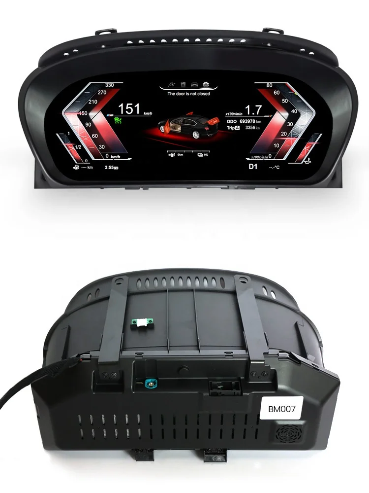 MEKEDE لوحة القيادة الرقمية العنقودية إلكترونيات السيارات 1920*720 LCD شاشة افتراضية ل 5 سلسلة E60 E61 6 سلسلة E6 E64