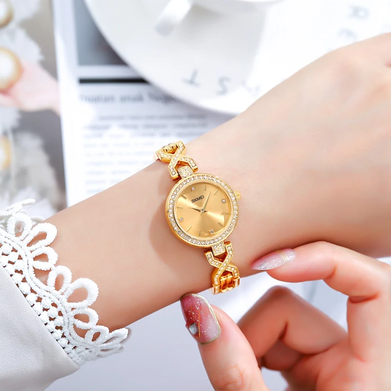 SKMEI Elegant Quartz Watches Romantic Style Women's Watch Fashion Ladies Wristwatches Female Clock Waterproof Relogio Feminino