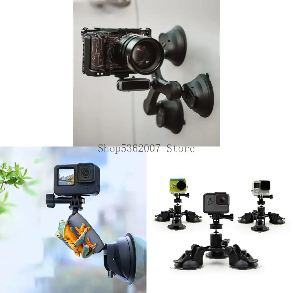 유니버설 흡입 컵 카메라 마운트 퀵 릴리스 및 실내 및 실외 사진 사용 40JB 용 고재 용량
