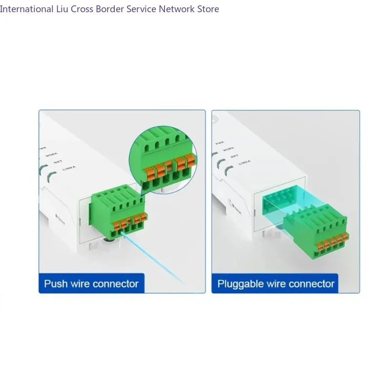 PUSR DIN Rail Serial RS232 to Ethernet Modbus Gateway Modbus RTU to TCP Serial Device Server USR-DR132