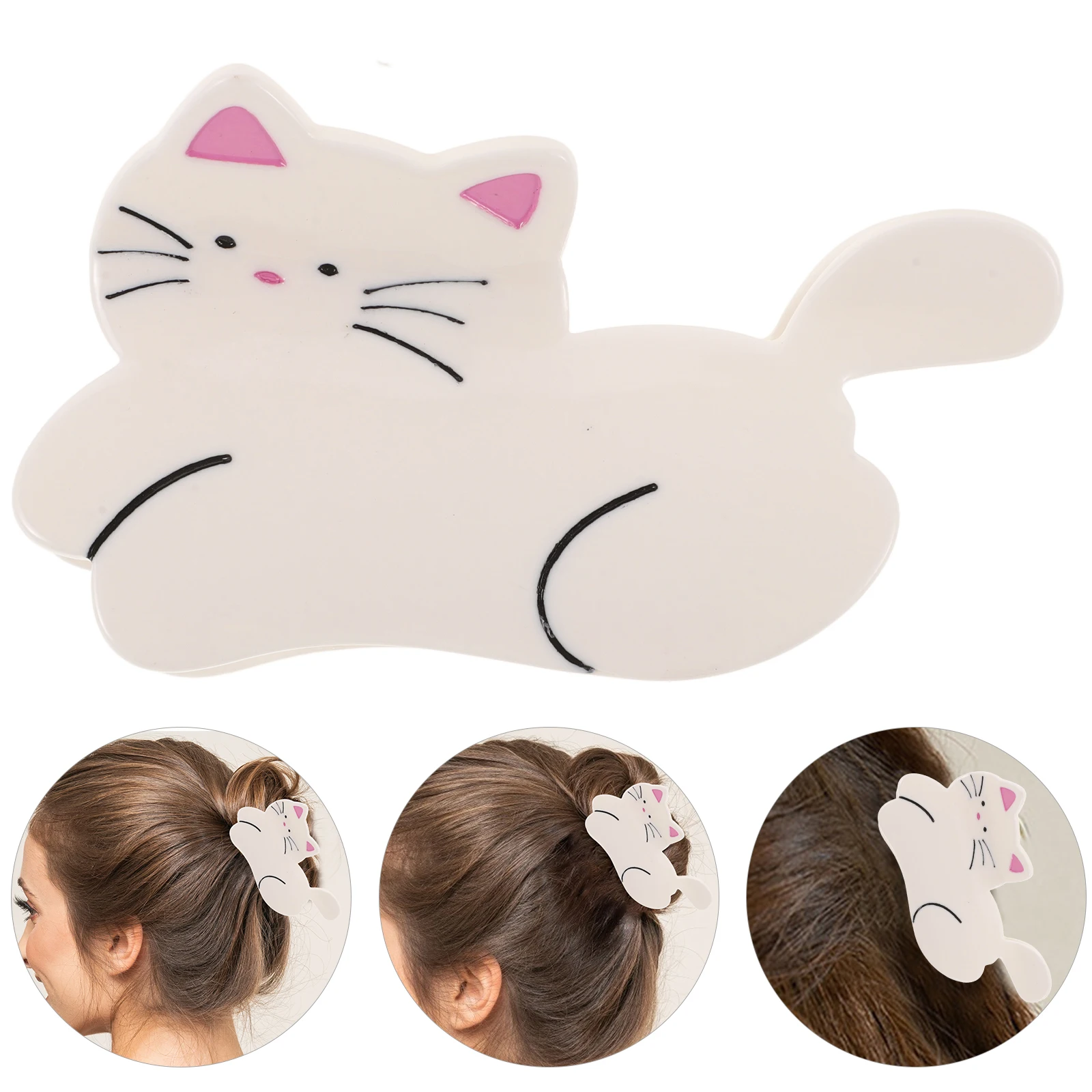 

Cartoon Cat Hair Clip Animal Claw Clips Decorative Accessories Durable Various Colors Easy Claw Mechanism Women Halloween