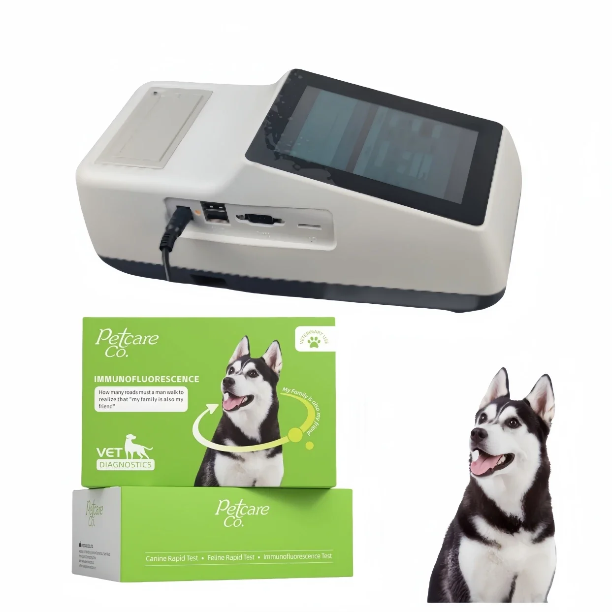 hot saleVet Poct Portable Semi-Automated Immunoassay Analyzer Machine Price Test Cards Equipment
