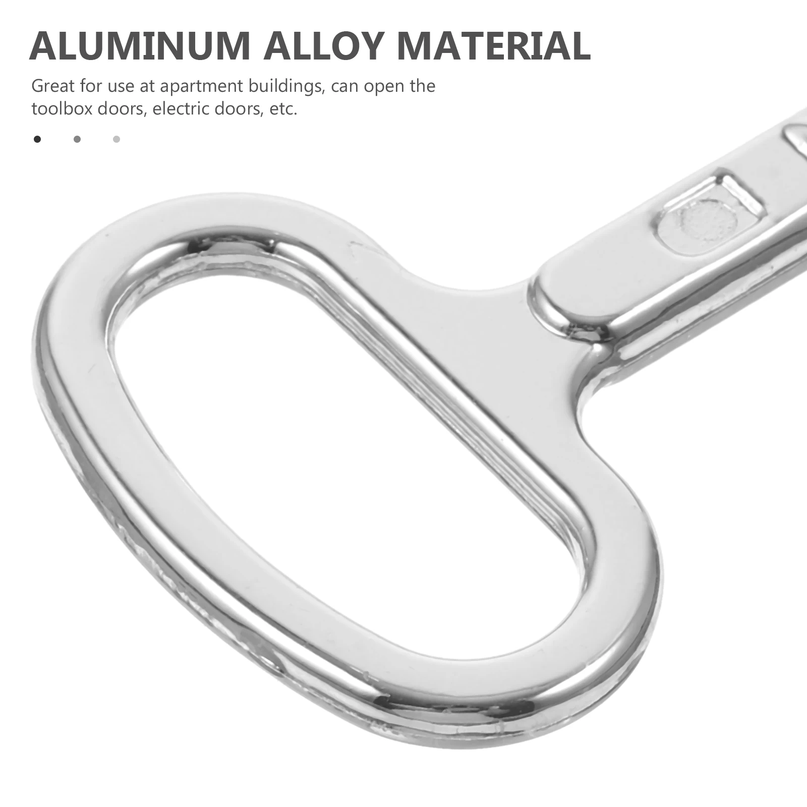 

6pcs Utility Electric Cabinet Keys Aluminum Alloy Water Meter Valves Keys Multi-Functional Wrench For Gas Water Radiator