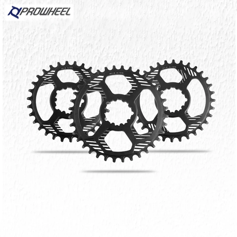 prowheel MTB chainwheel 32T34T36T38T High-strength and wear-resistant aluminum alloy GXP 0/3 degree offset direct-mounted discs