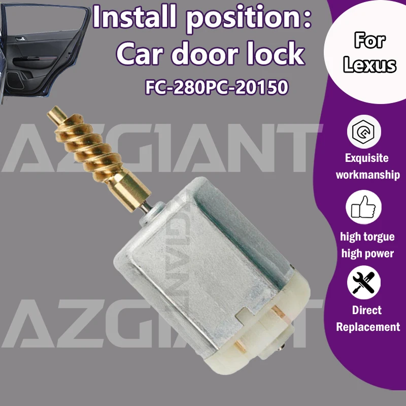 

FC-280PC-20150 For Lexus GS300 GS400 GS430/LX470 J100 1998-2005/2002/2007 Car Central Door Lock Motor 12V spare parts