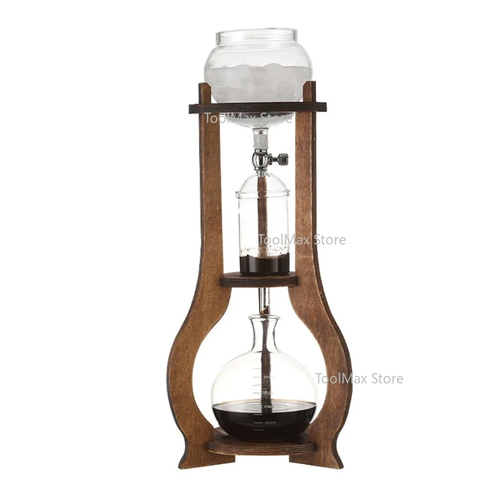 المنزل الجليد بالتنقيط الزجاج القهوة وعاء المشروب مجموعة الجليد القهوة بالتنقيط وعاء الرف مجموعة صانع القهوة المشروب البارد #1