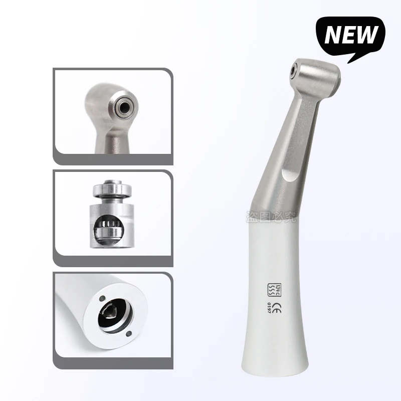 FX Style Slow Speed Handpiece Push Button 1:1 Ratio Contra Angle With Ball Bearing Polishing Dentist Tool