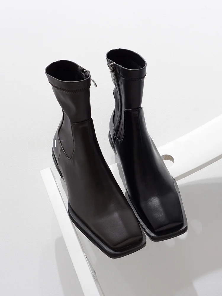 slim-chelsea-boots-for-women-briti-sle-square-head-faion-boots-mid-calf-pu-leather-rubber-sole-spring-autumn-season
