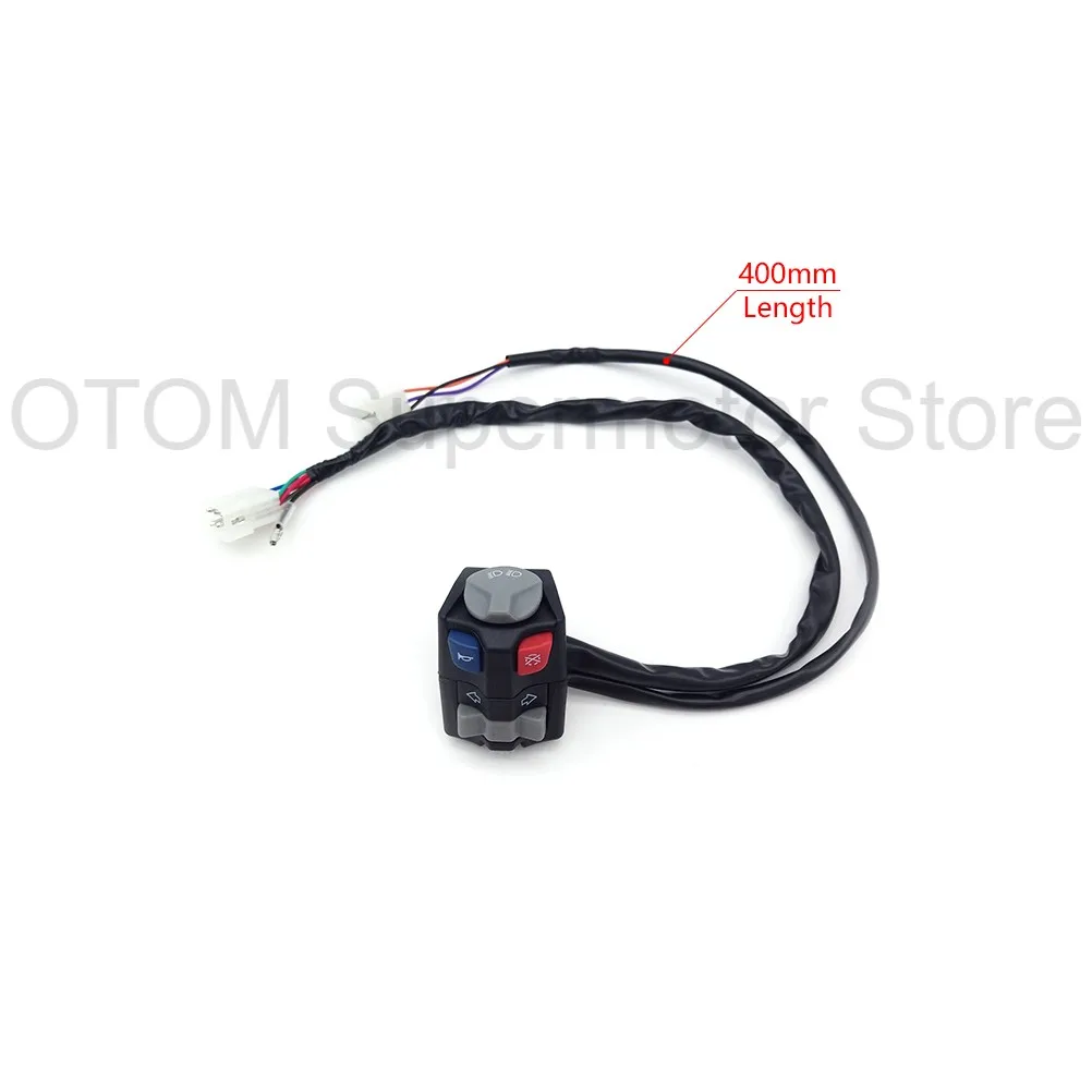 For KTM 2016-2023 Motorcycle Switch Engine Electric Stop Kill Headlight Beam Horn Turn Signal Flameout ON/OFF Button EXC EXCF