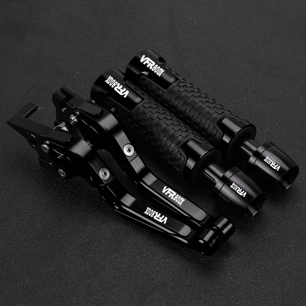 VFR 800 X Motorcycle Adjustable Brake Clutch Lever Handle bar Grips Ends For HONDA VFR800X CROSSTOURER VFR800 X VFR 800X 2012