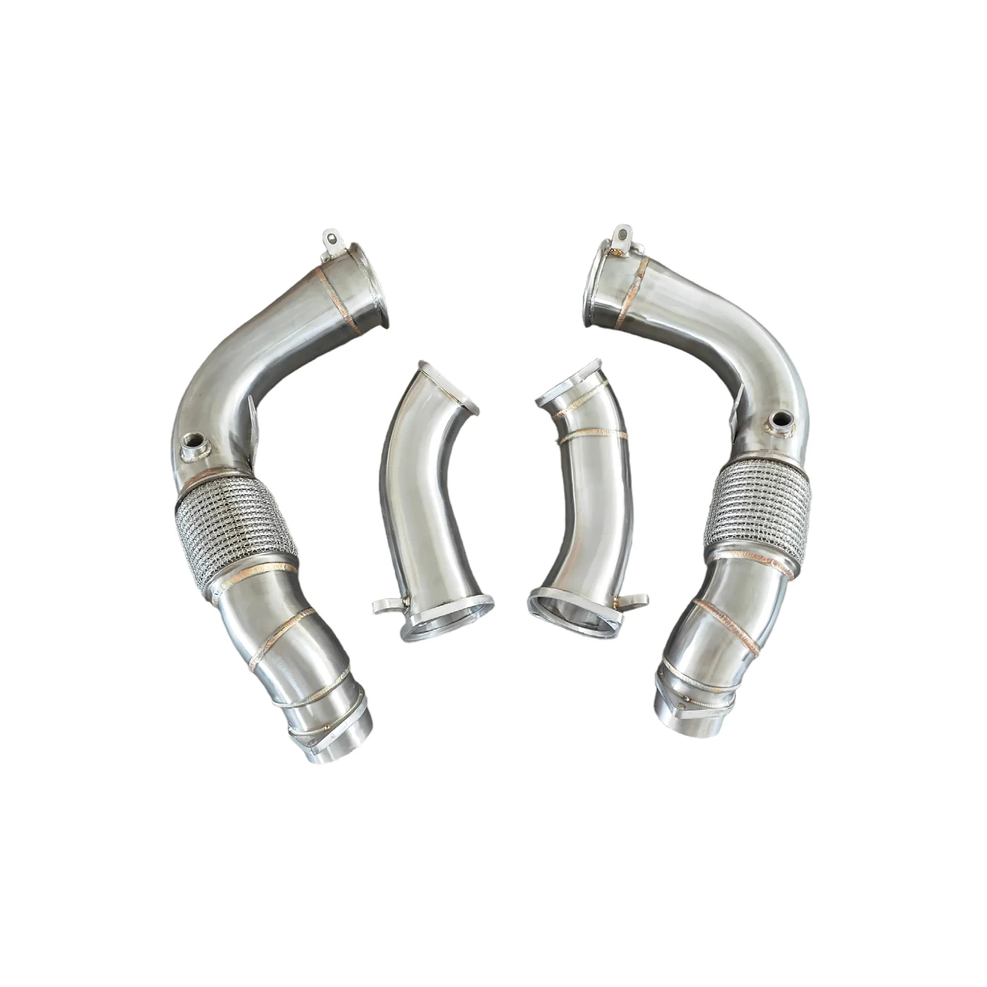Exhaust Downpipe For BMW M5 G90 4.4T 2025+ S63B44B High Performance Stainless Steel Exhaust Downpipe