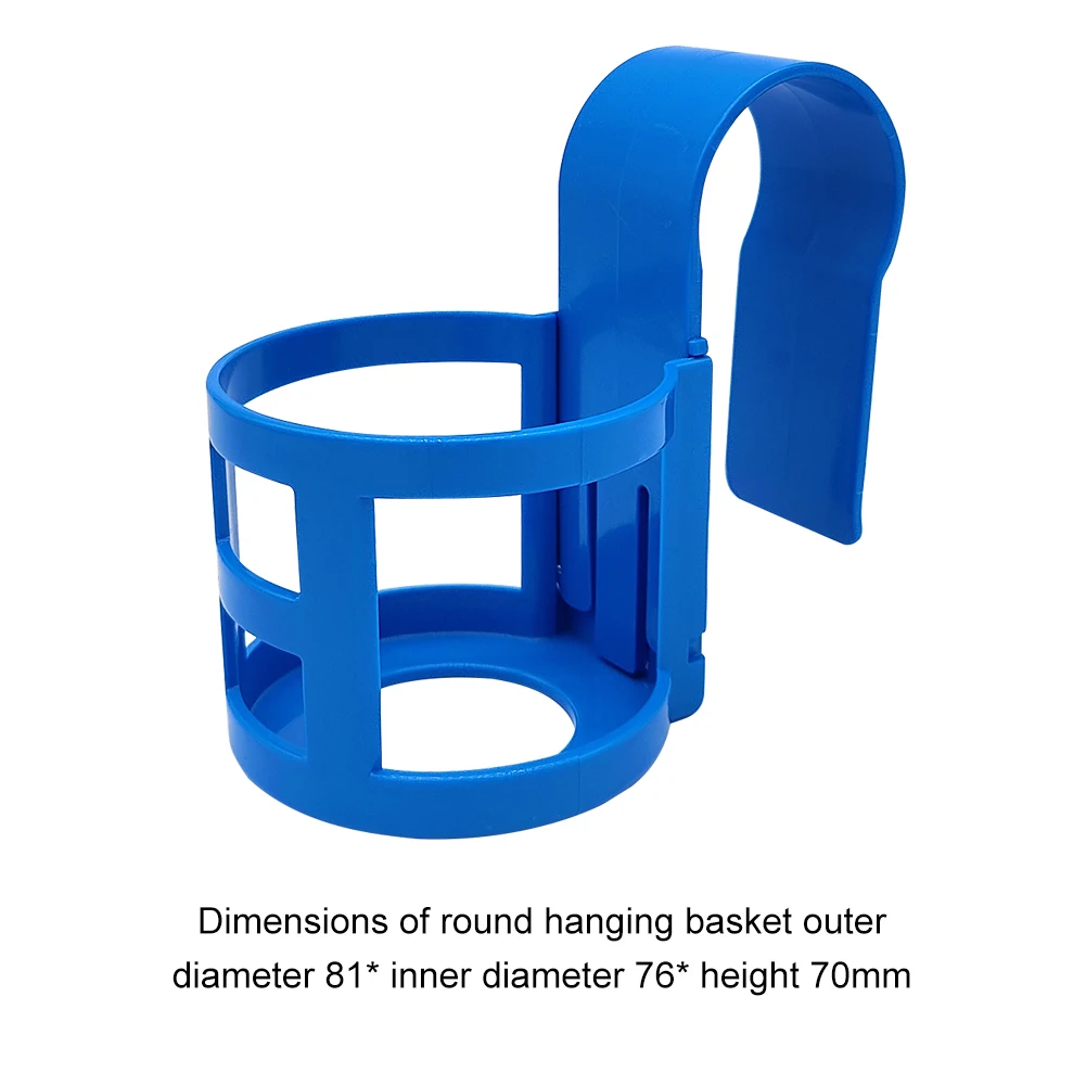 Swimming Pool Side Storage Shelf Multifunctional Beverage Drinks Beer Container Water Cup Hanging Rack for Swimming Pool Party