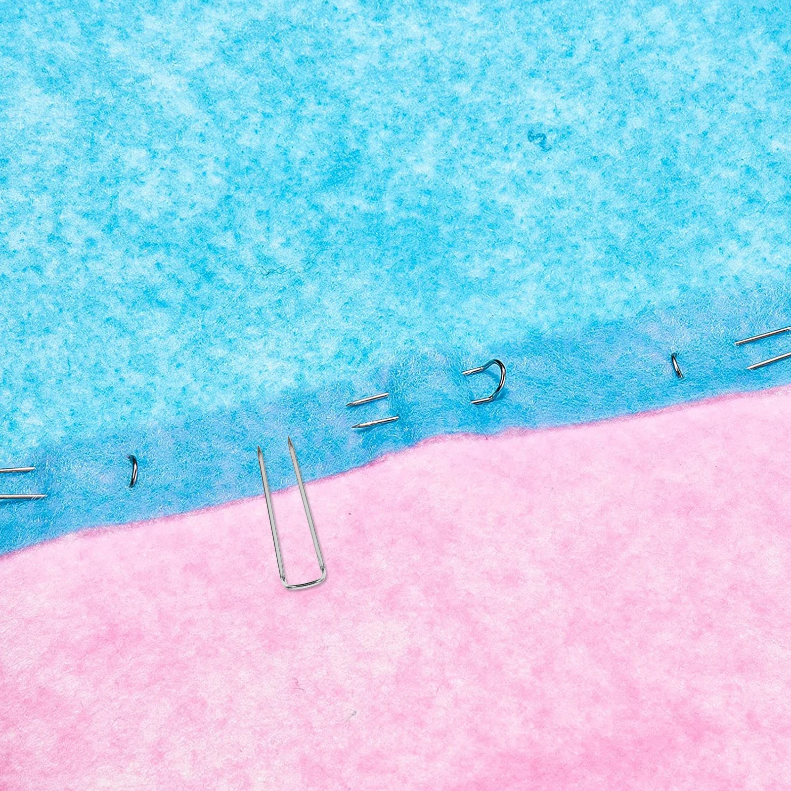 

1 Box U Shape Sewing Pins For Fabric Quilting Project Push Needles Reusable Strong Diy Decoration Wedding Party Gift