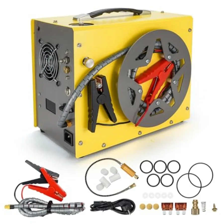 

Воздушный компрессор PCP с функцией автоподбора мощностью 12 В постоянного тока для автомобиля или переменного тока 110 В 220 В в доме 4500 фунтов на квадратный дюйм 30 МПа 300 бар Масло и WaterF