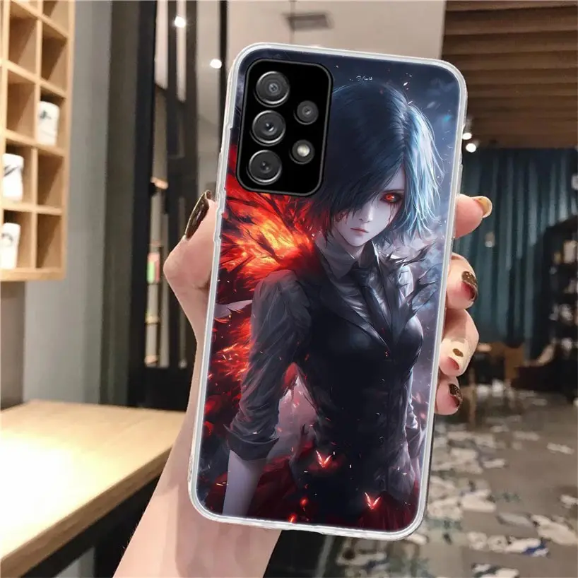 G-Ghoul Tokyo Touka Kirishima Soft Phone Case For Samsung Galaxy A16 A15 A14 A13 A12 A55 A54 A53 A52 A35 A34 A33 A32 A25 A24 A23