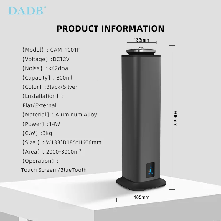 Floor-standing Commerical Smart Intelligence Essential Oil Aroma Diffusers Humidifier Air Scent Big Capacity Diffusers Purifier