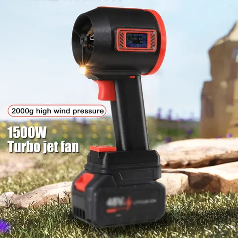 64mm 강력한 에어 블로워 자동차 눈 제거기 2000g 브러시리스 모터 64mm 강력 터보 제트 팬 물방울 제거