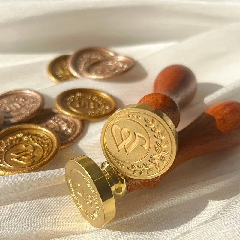 

DIY Customize LOGO Double Name 2initials Personalized Letter stamp/Sealing Wax/wedding Wax Seal Stamp Custom invitations envelop