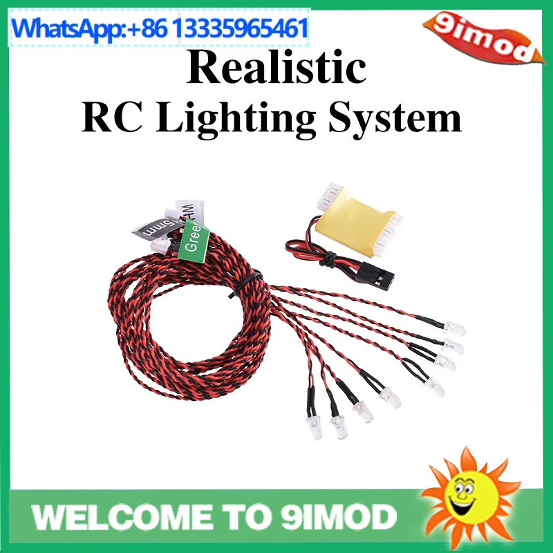 Remote control aircraft night flight LED light, model aircraft DIY modification, flash cruise light suitable for fixed-wing heli