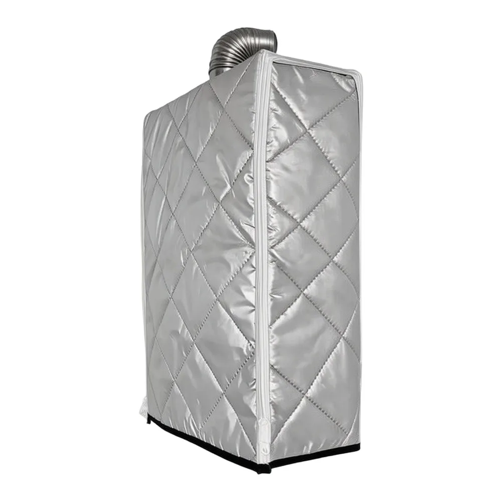 Outdoor Tankless Water Heater Cover With Double Zippers Water Heater Enclosure Covers For Rain Snow Wind Prevention