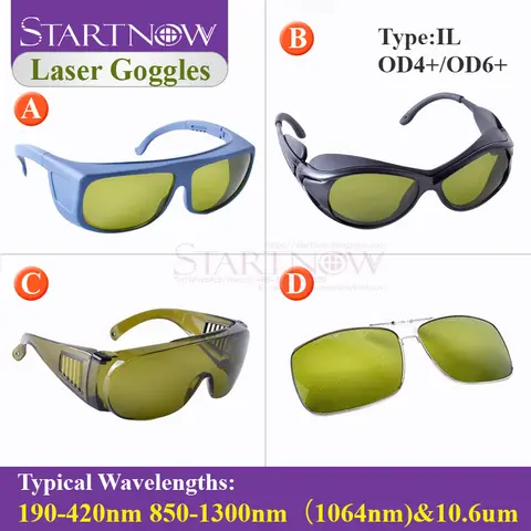 Fiber Laser Safety Goggles CE 1064nm startnow