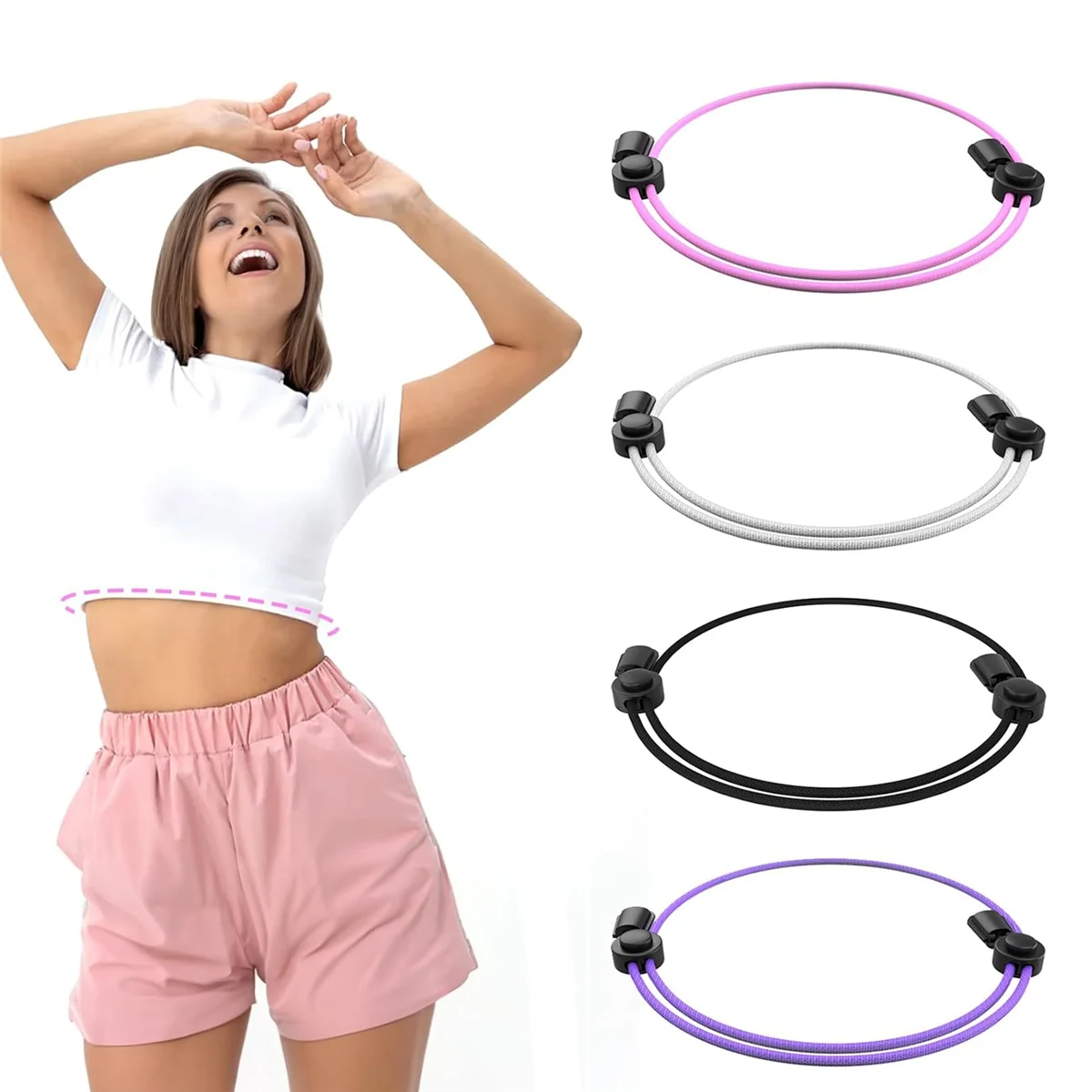 Crop Tuck Adjustable Band, Crop Tuck Tool for Sweater and Shirt,Belly Leaking Crop Tuck Band, the Elastic Band to Change