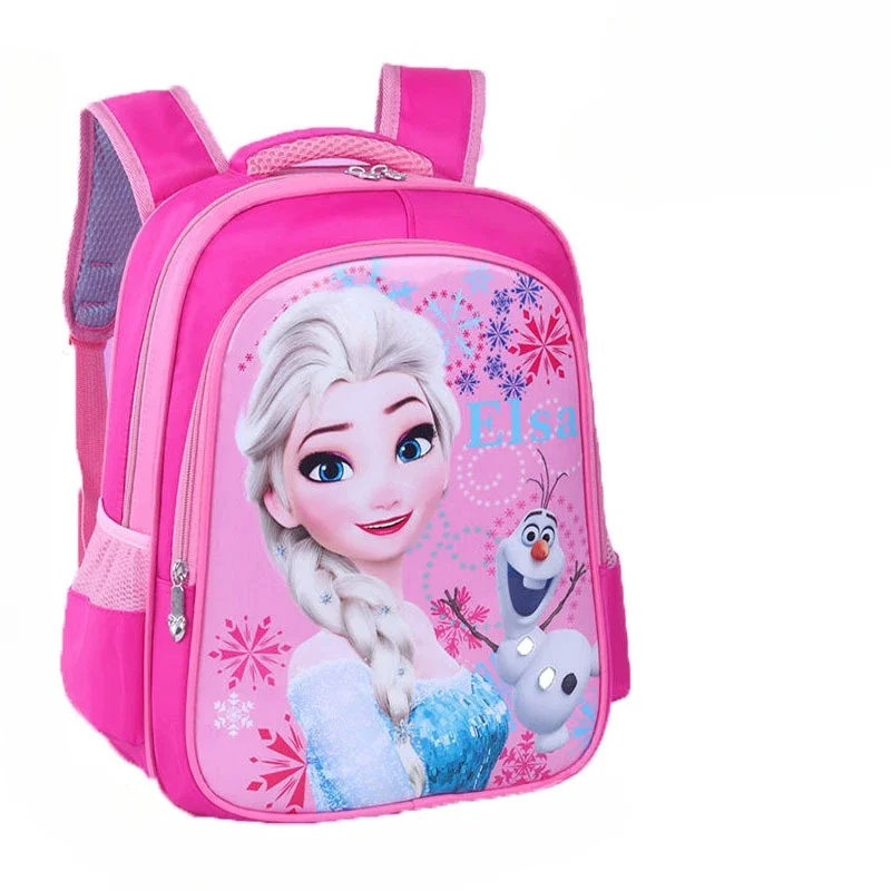 Disney New Frozen Student Schoolbag Princess Elsa Cartoon Cartoon Children\'s Lightweight Waterproof Backpack