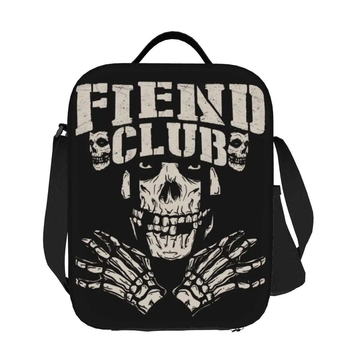 

Custom Misfits Horror Punk Rock Band Lunch Bag Men Women Warm Cooler Insulated Lunch Box for Student School