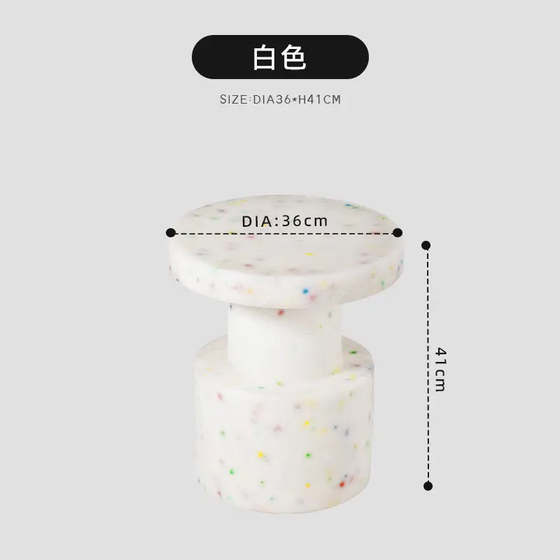 Nordic Creative Environmentally Friendly Side Table Round Table Small Apartment Mini Small Round Table Modern Simple Round Stool