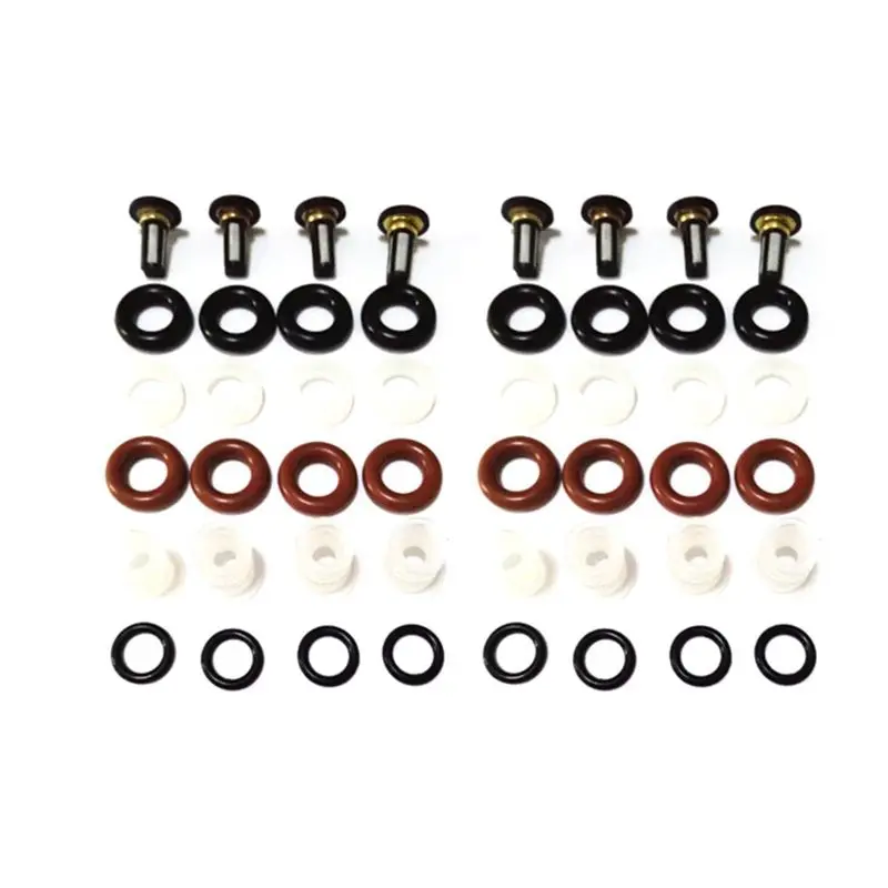 8Set Fuel Injector Repair Kits 16450 RCA A01 For-Honda Accord Odyssey Acura 2003-2013 Replace Nozzle 16450PPAA01