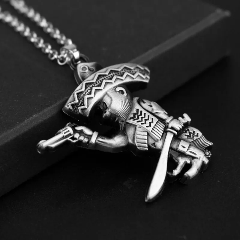 MC Bandidos Bandits Necklace Classic Pendant Movie Bronze Color Hot Sale Fashion For Worldwide Women Men Jewelry Accessories