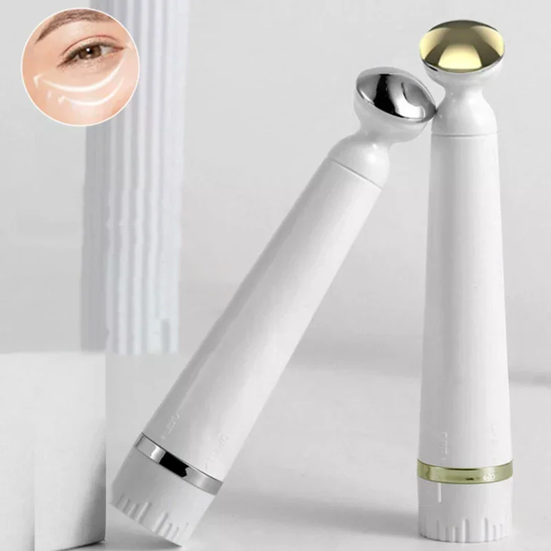 Mini Draagbare Handheld Elektrische Trillingen Oog Gezichtsmassager Anti-Aging Rimpel Donkere Cirkel Verwijdering Pen Schoonheid Huidverzorging Gereedschap