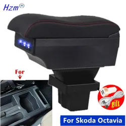 For Skoda Octavia Armrest Box for Skoda Yeti Mk2 2005-2012 Car Armrest Storage Box Interior Dedicated Retrofit Car Accessories