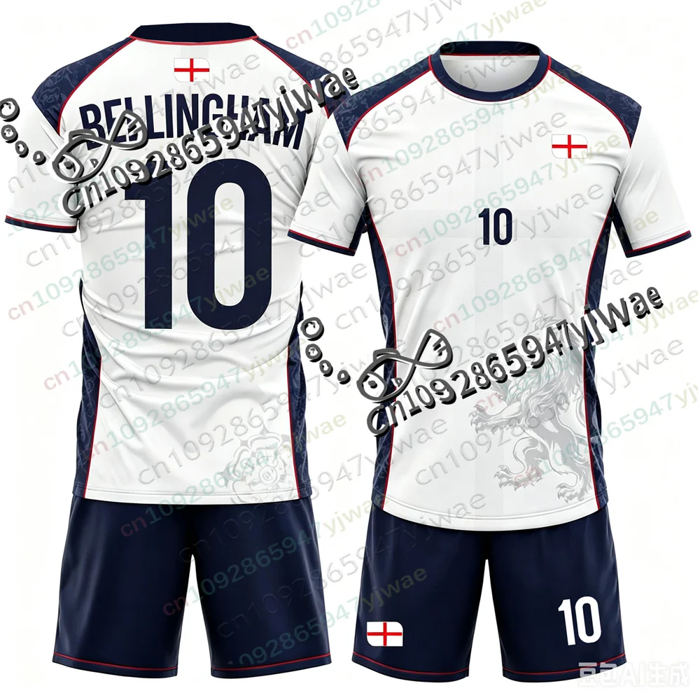 2026 Bellingham Fan Edition Football Jersey Set Breathable Speed Drying Sweatshirt Training Clothing Kid Adults T-shirt Shorts