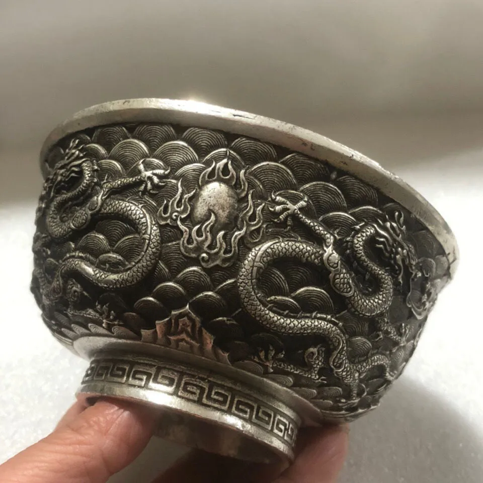 

Коллекционная медная статуя дракона, фигурка, украшение стола, подарок