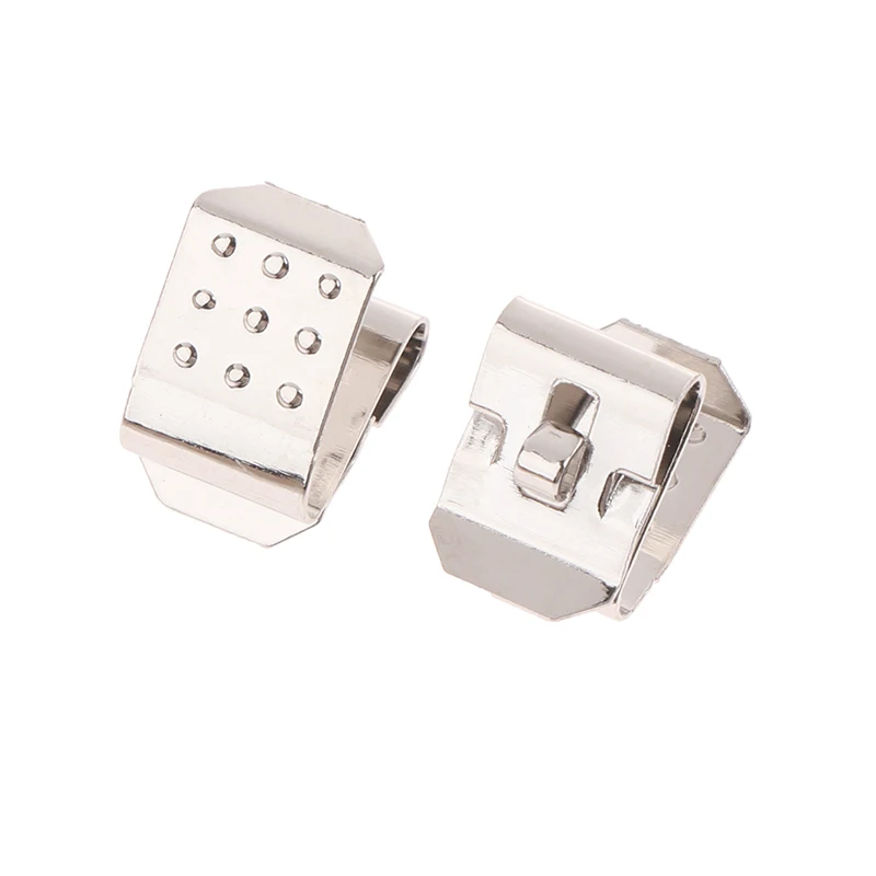 10pcs High Quality Spring Steel With Nickel Plated AA Snap-On Leaf Spring Battery Contact