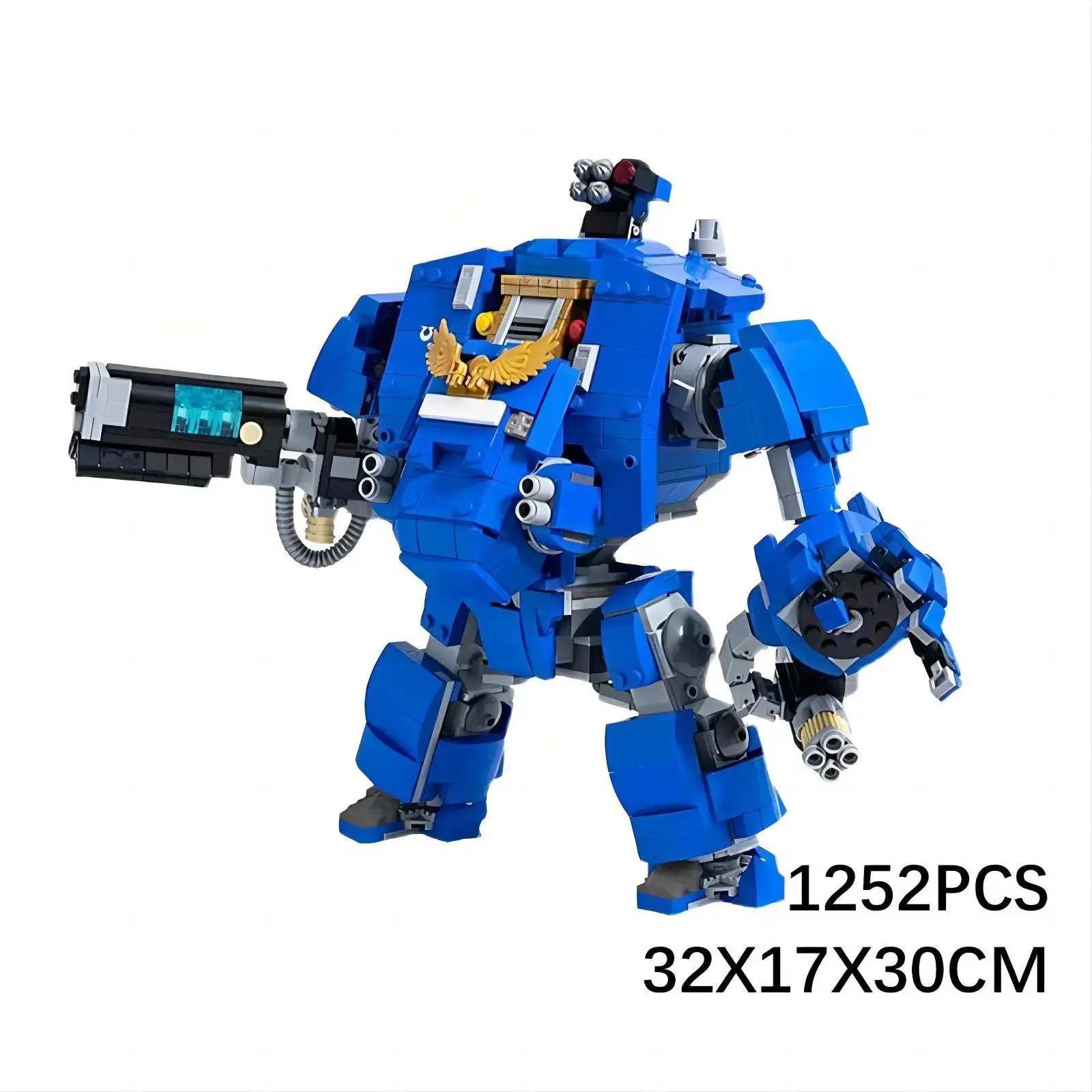 

MOC Dauntless Mecha Building Block Particle Set Splicing Creative Gift Children Bricks Collection Toys