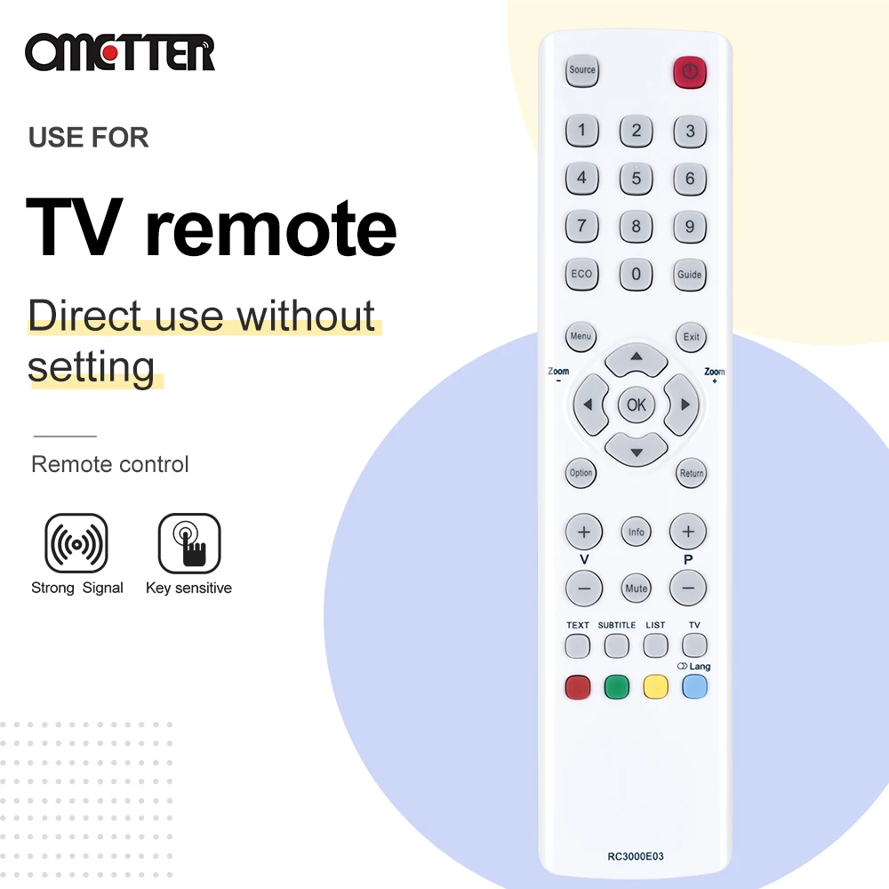 Suitable for TCL TV Remote Control RC3000E03 RC3000L02 RC3000M01 RC3000M13 RC3000N02 RC3000M11