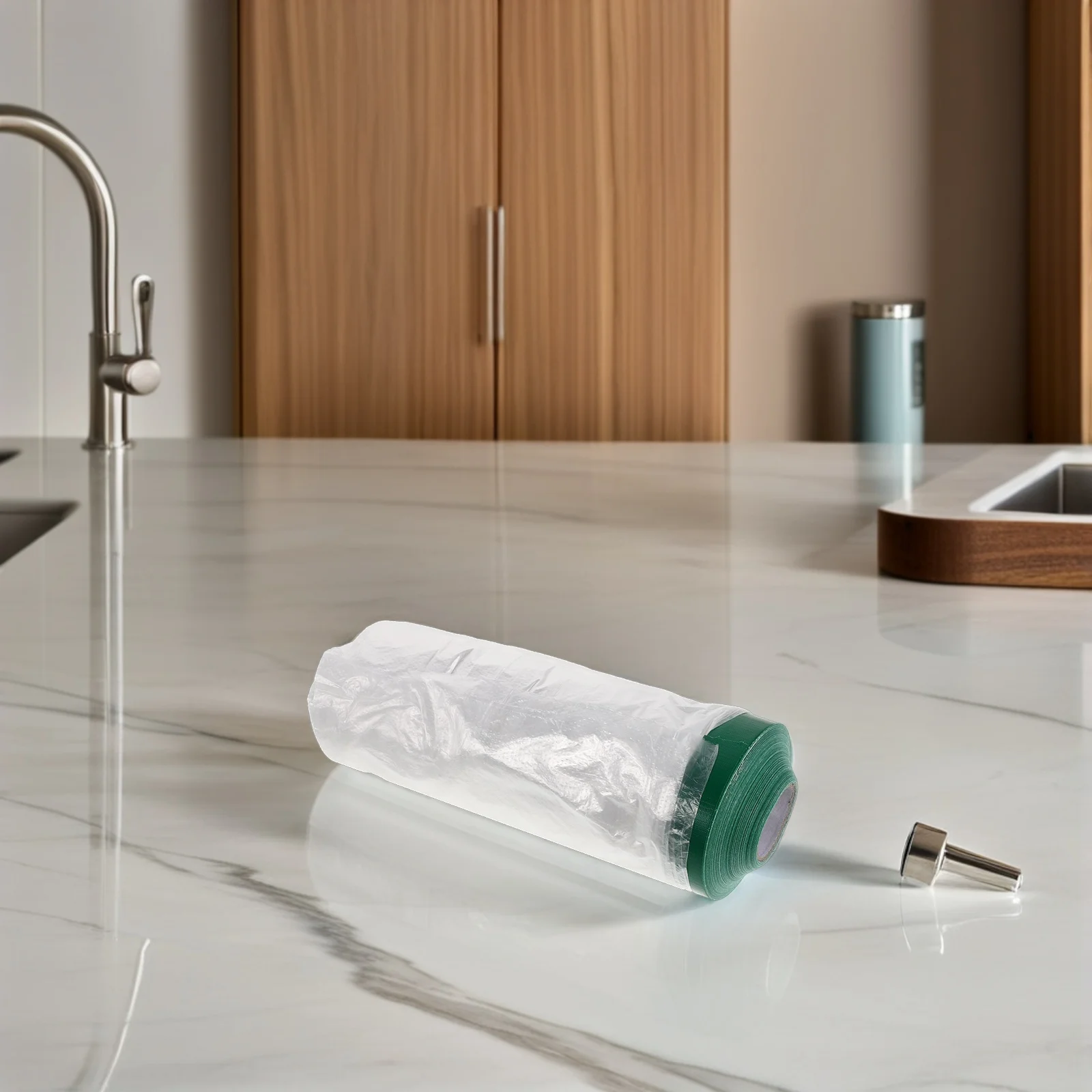 Película adesiva à prova d'água de 20m, folha protetora de plástico para pintura de carro, móveis, cobertura de piso, à prova de poeira, artesanato, renovação diy