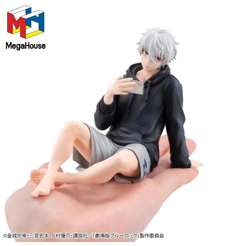 Mega House Original BLUE LOCK Anime Figure Nagi Seishiro Action Figure Toys for Boys Girls Children Birthday Gifts